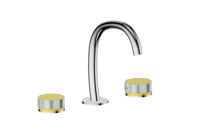 Vogt Mond 8" C.C. Lavatory Faucet With Pop-Up Drain - Moon Handle - BF.M1.1331