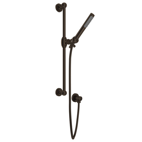 Rohl Handshower Set With 21" Slide Bar And Single Function Handshower - AKIT8073XM