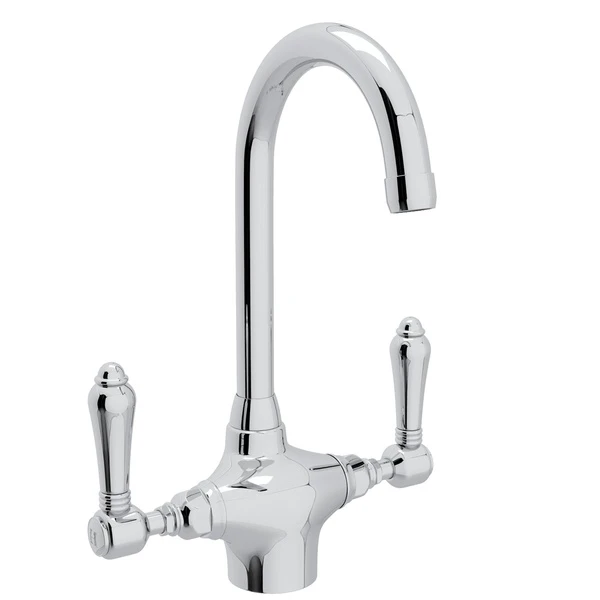 Rohl Acqui Two Handle Bar/Food Prep Kitchen Faucet With Lever Handles - A1667LM-2