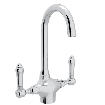 Rohl Acqui Two Handle Bar/Food Prep Kitchen Faucet With Lever Handles - A1667LM-2