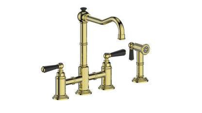 Vogt Carinthia Bridge Kitchen Faucet With Side Spray