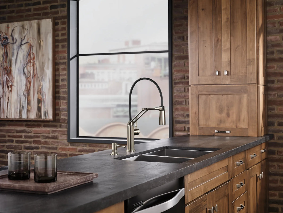 Brizo Solna Single Handle Articulating Kitchen Faucet - 63221LF