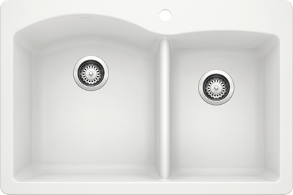 Blanco Diamond 1¾ Bowl Silgranit Dual Mount Kitchen Sink