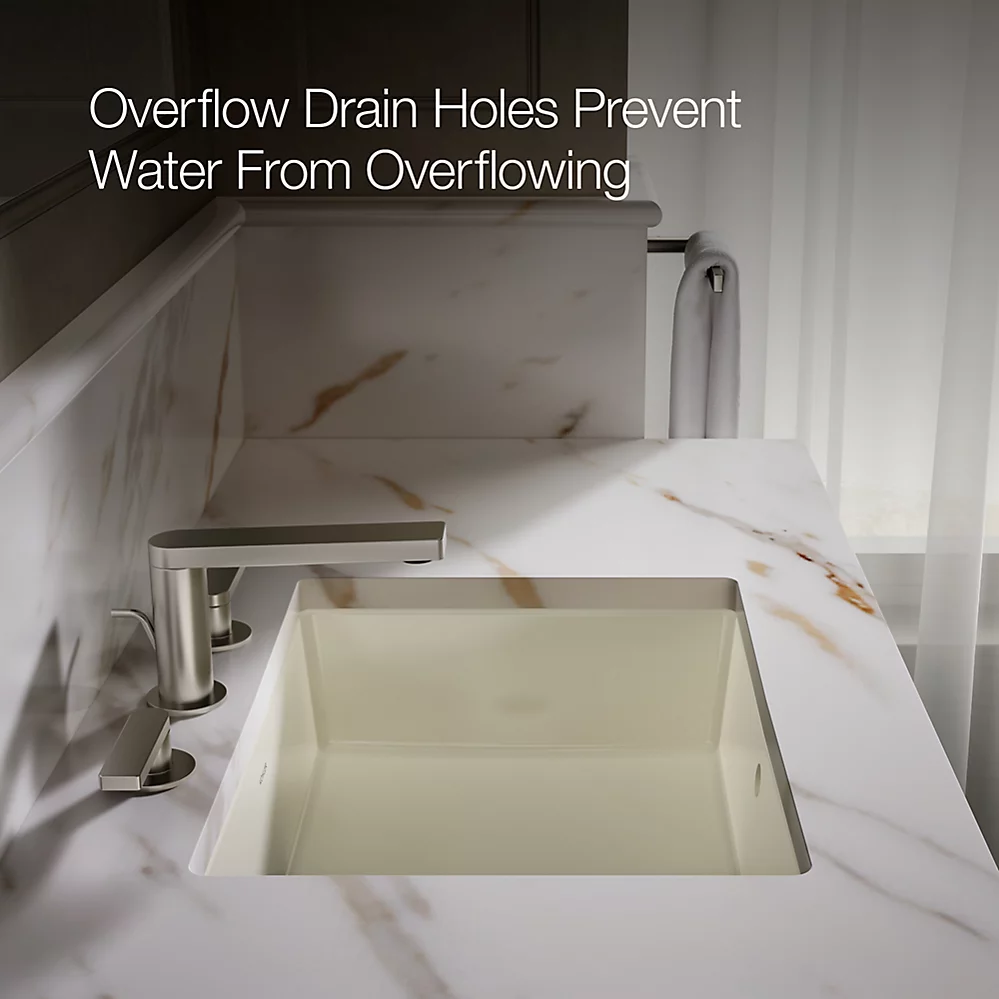 Kohler Verticyl 19-3/4" Rectangular Undermount Bathroom Sink - K-2882