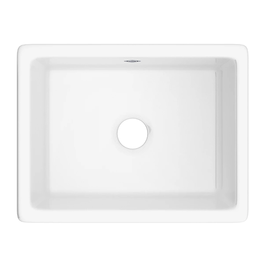 Shaws Shaker 23" Single Bowl Undermount Or Drop-In Fireclay Kitchen Sink - UM2318