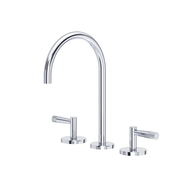 Rohl Amahle Widespread Lavatory Faucet With C-Spout & Lever Handles - AM08D3LM