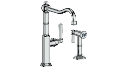 Vogt Carinthia 2-Hole Kitchen Faucet With Side Spray