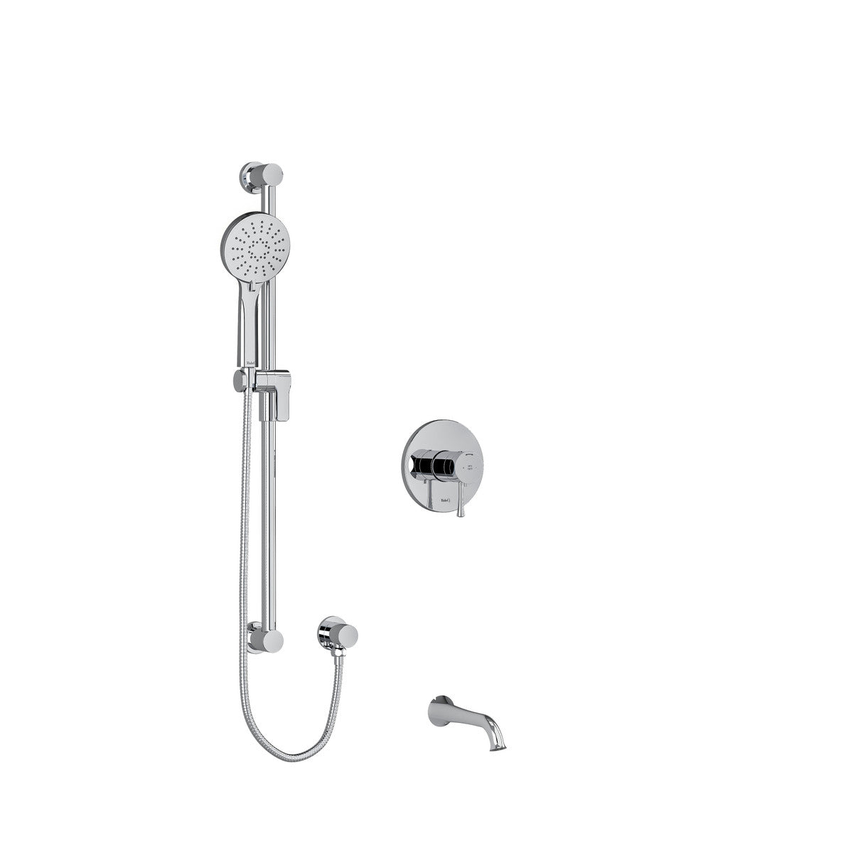 Riobel Edge Shower Kit 1244 Trim Only - TKIT1244EDTM