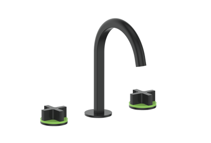 Vogt Mond 8" C.C. Lavatory Faucet With Pop-Up Drain - Cross Handle