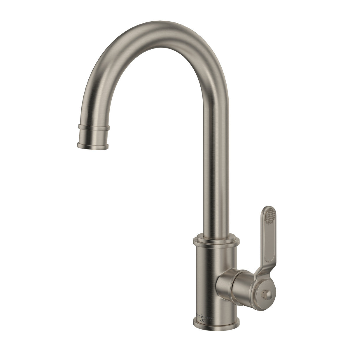 Perrin & Rowe Armstrong Bar/Food Prep Kitchen Faucet With C-Spout Single Spray 1.8 GPM