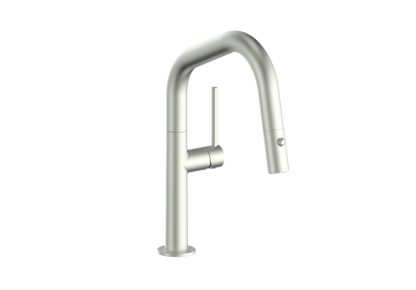 Vogt Dornbirn Pull Down 13" Bar/Prep Kitchen Faucet With Angular Spout