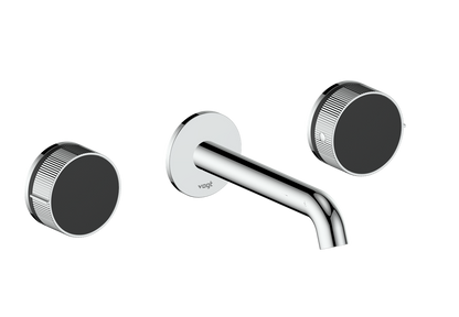 Vogt Mond 8" C.C. Wall-Mount Lavatory Faucet in Chrome, Trim Only