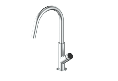 Vogt Mond 16" Kitchen Faucet in Stainless Steel, KF.16M1.1504.SS
