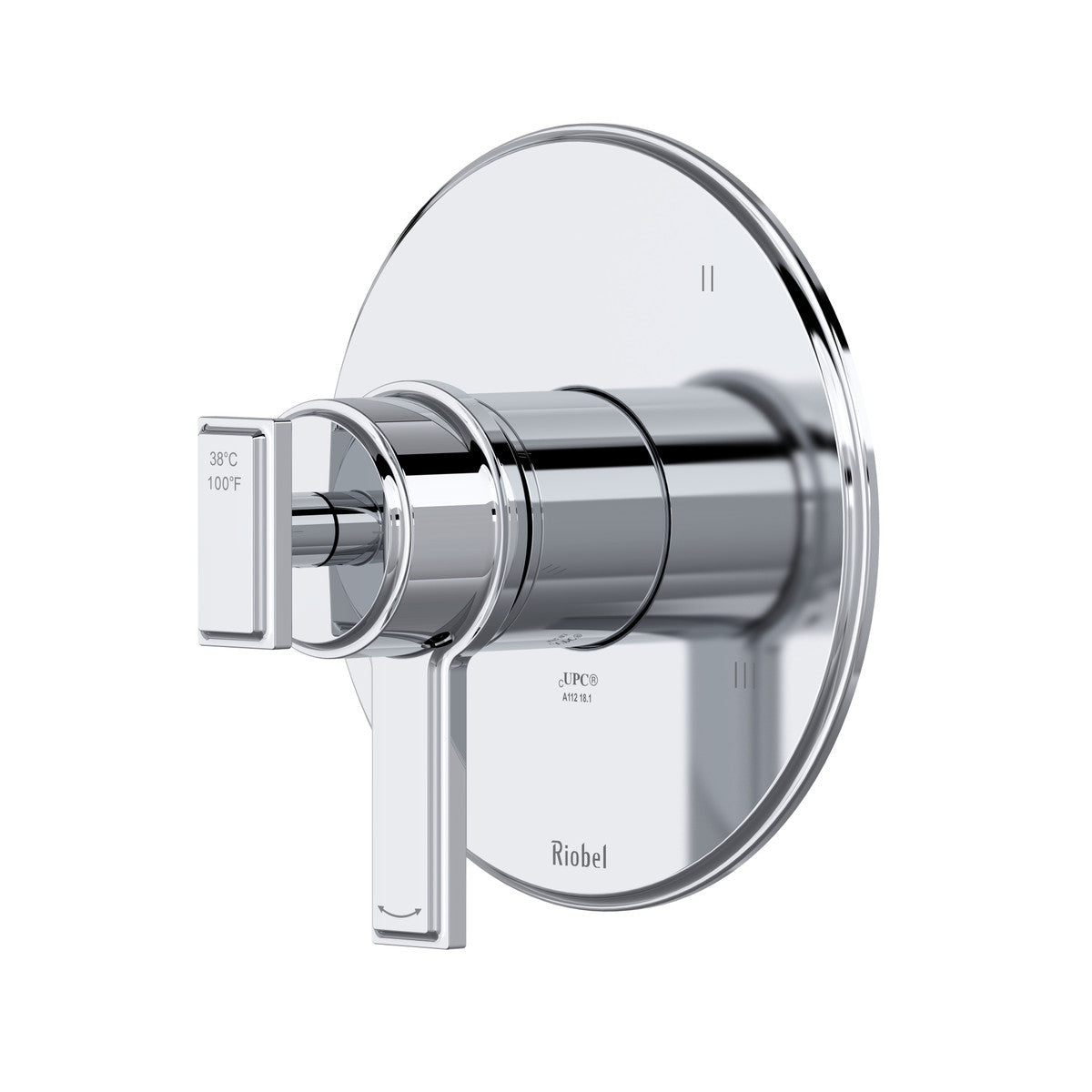 Riobel Manifesto 1/2" Therm & Pressure Balance Trim With 5 Functions (Share) - TMF45