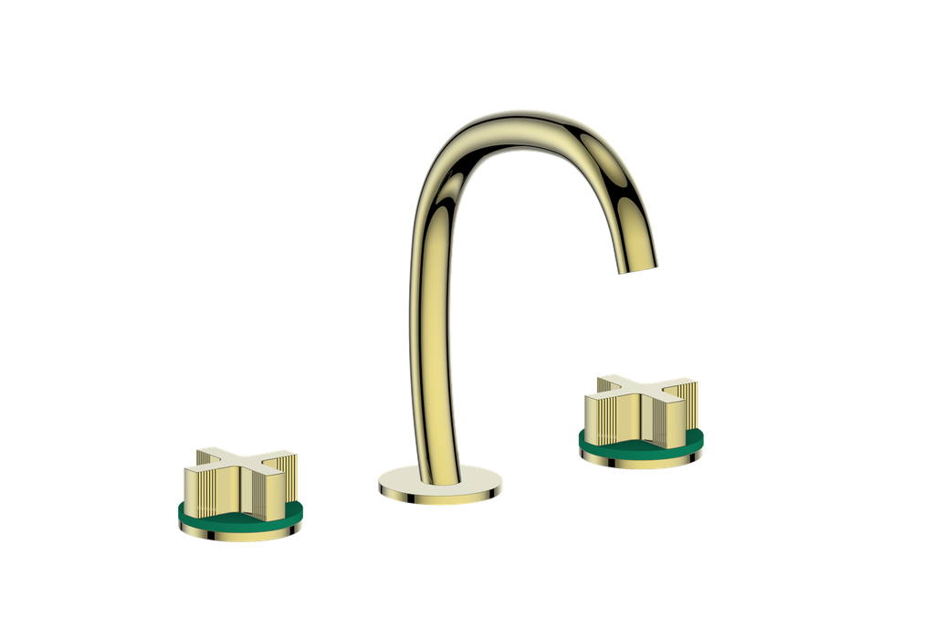 Vogt Mond 8" C.C. Lavatory Faucet With Pop-Up Drain - Cross Handle - BF.M3.1331