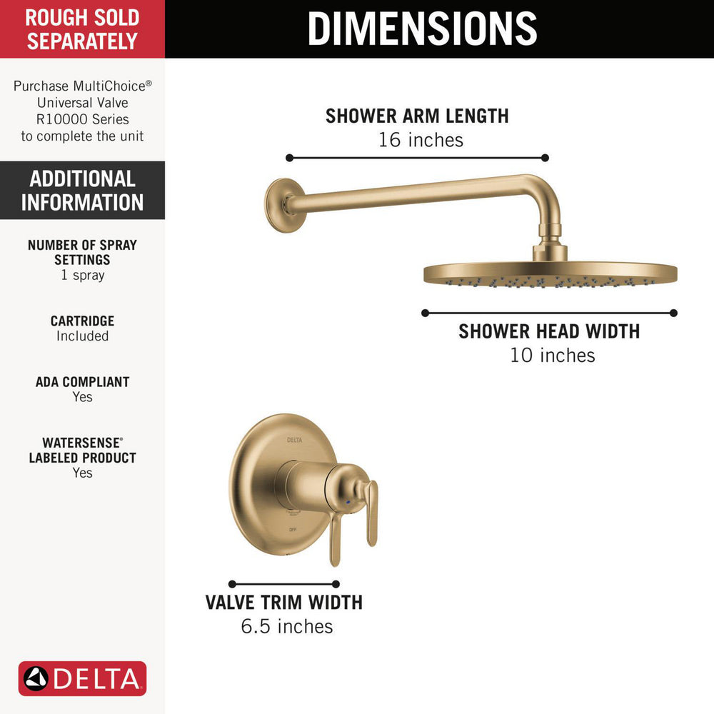 Delta T17T245 Bonacci 17T Series Shower Trim