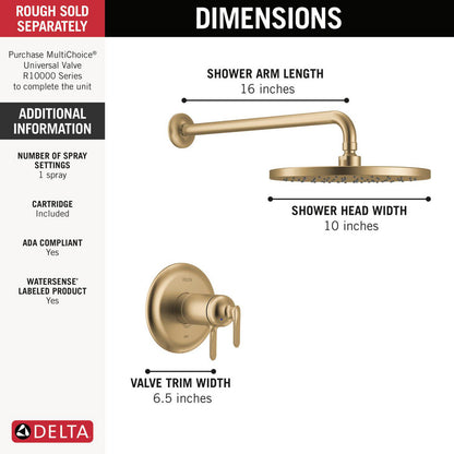 Delta T17T245 Bonacci 17T Series Shower Trim