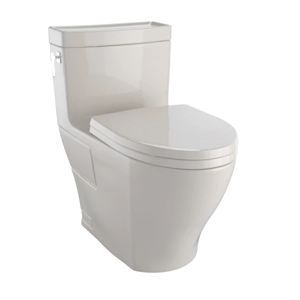 TOTO Aimes One-Piece Toilet 1.28 gpf Elongated, Universal Height Washlet+ Connection