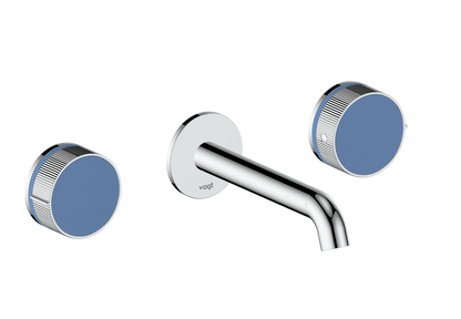 Vogt Mond 8" C.C. Wall-Mount Lavatory Faucet in Chrome, Trim Only