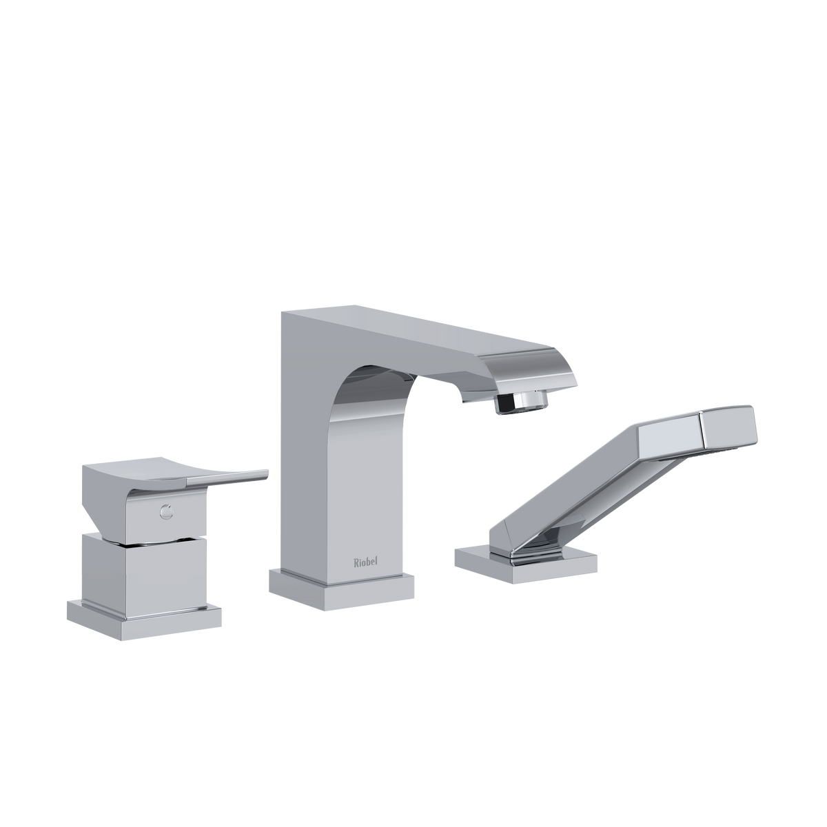 Riobel Zendo 3-Hole Deck Mount Tub Filler Trim 1.8 GPM