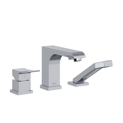 Riobel Zendo 3-Hole Deck Mount Tub Filler Trim 1.8 GPM