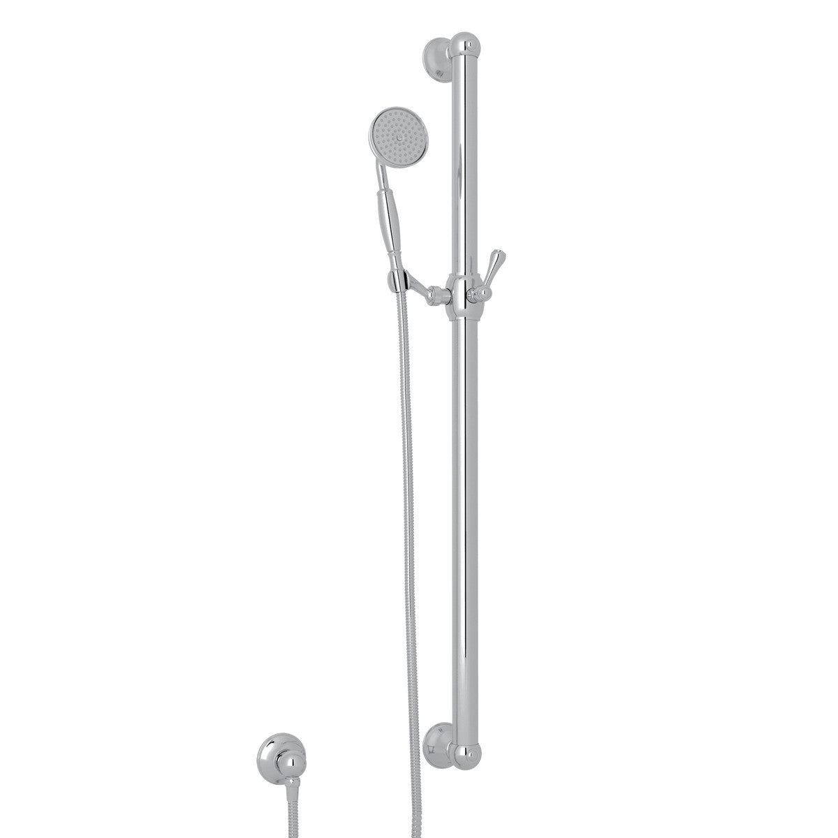 Rohl Handshower Set With 39" Grab Bar And Single Function Handshower - 1272E