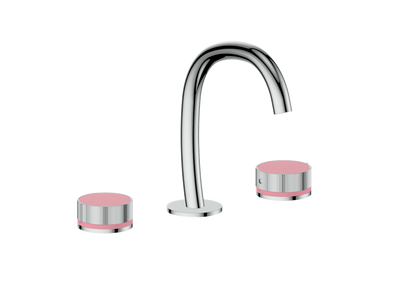 Vogt Mond 8" C.C. Lavatory Faucet With Pop-Up Drain - Moon Handle - BF.M1.1331