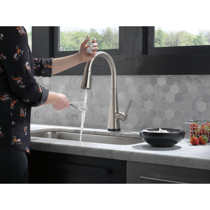 Delta Lenta Single-Handle Pull-Down Kitchen Faucet With Touch2O Technology