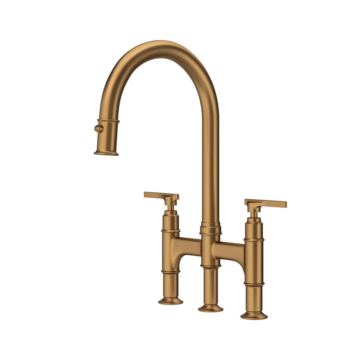 Perrin & Rowe Southbank Pull-Down Bridge Kitchen Faucet Dual Spray 1.8 GPM