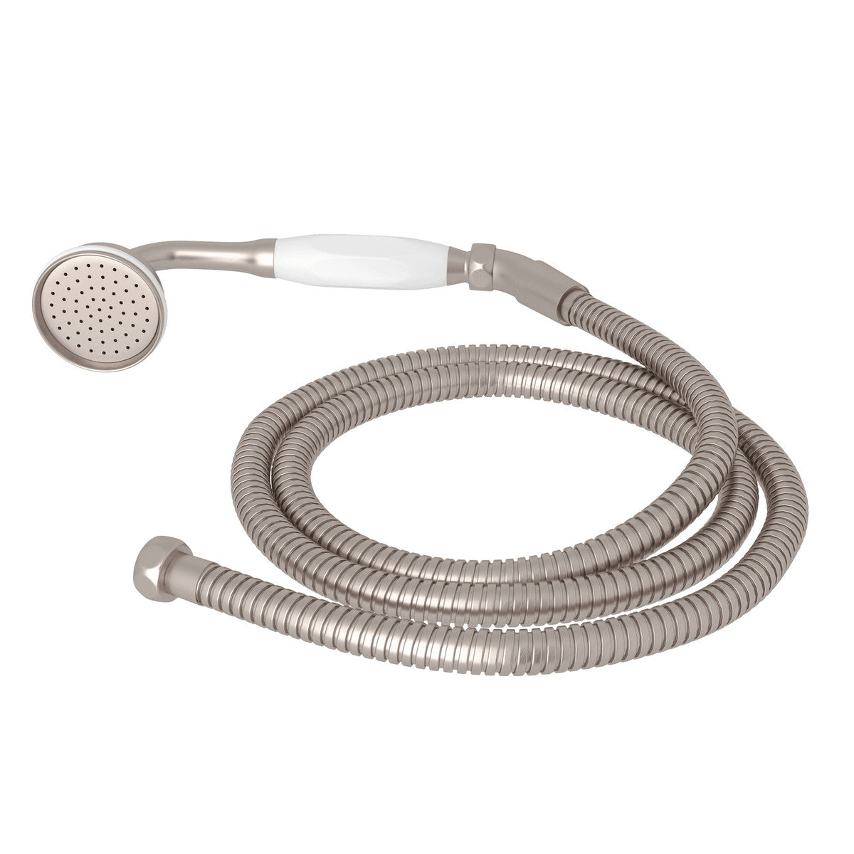 Perrin & Rowe Handshower And Hose, Porcelain Handle - U.5387