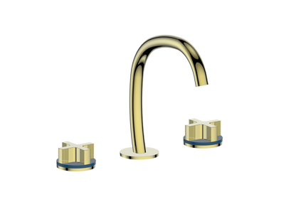 Vogt Mond 8" C.C. Lavatory Faucet With Pop-Up Drain - Cross Handle - BF.M3.1331