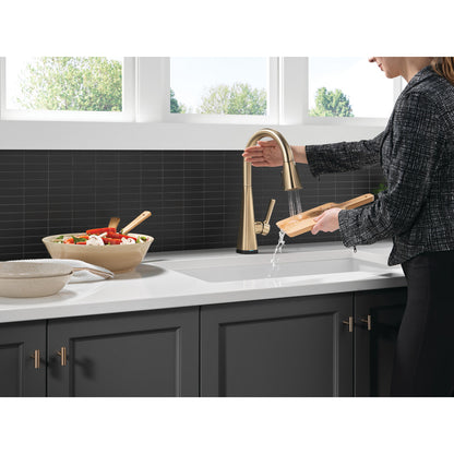 Delta Lenta Touchless Pull-Down Kitchen Faucet