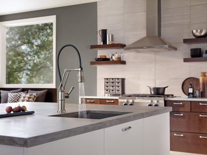 Brizo Artesso Single Handle Articulating Kitchen Faucet