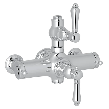 Rohl Acqui Exposed Therm Valve With Volume And Temperature Control, Lever Handles - A4917LM