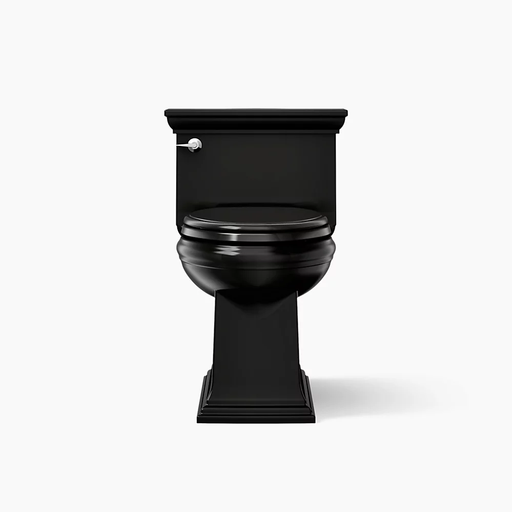 Kohler Memoirs Stately One-Piece Compact Elongated Toilet With Skirted Trapway, 1.28 GPF