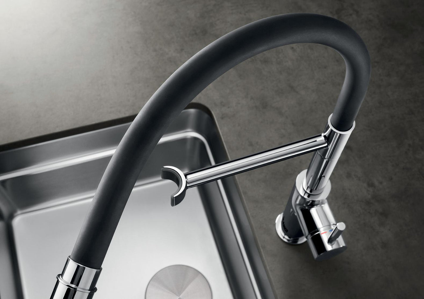 Blanco Catris Flexo Semi-Pro Pull-Down Faucet Dual Spray 1.5 GPM
