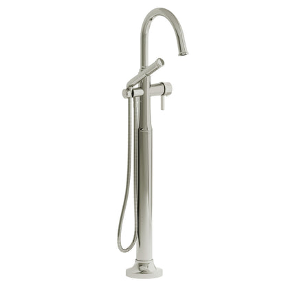 Riobel Momenti Single Hole Floor Mount Tub Filler Trim With C-Spout - TMMRD39J