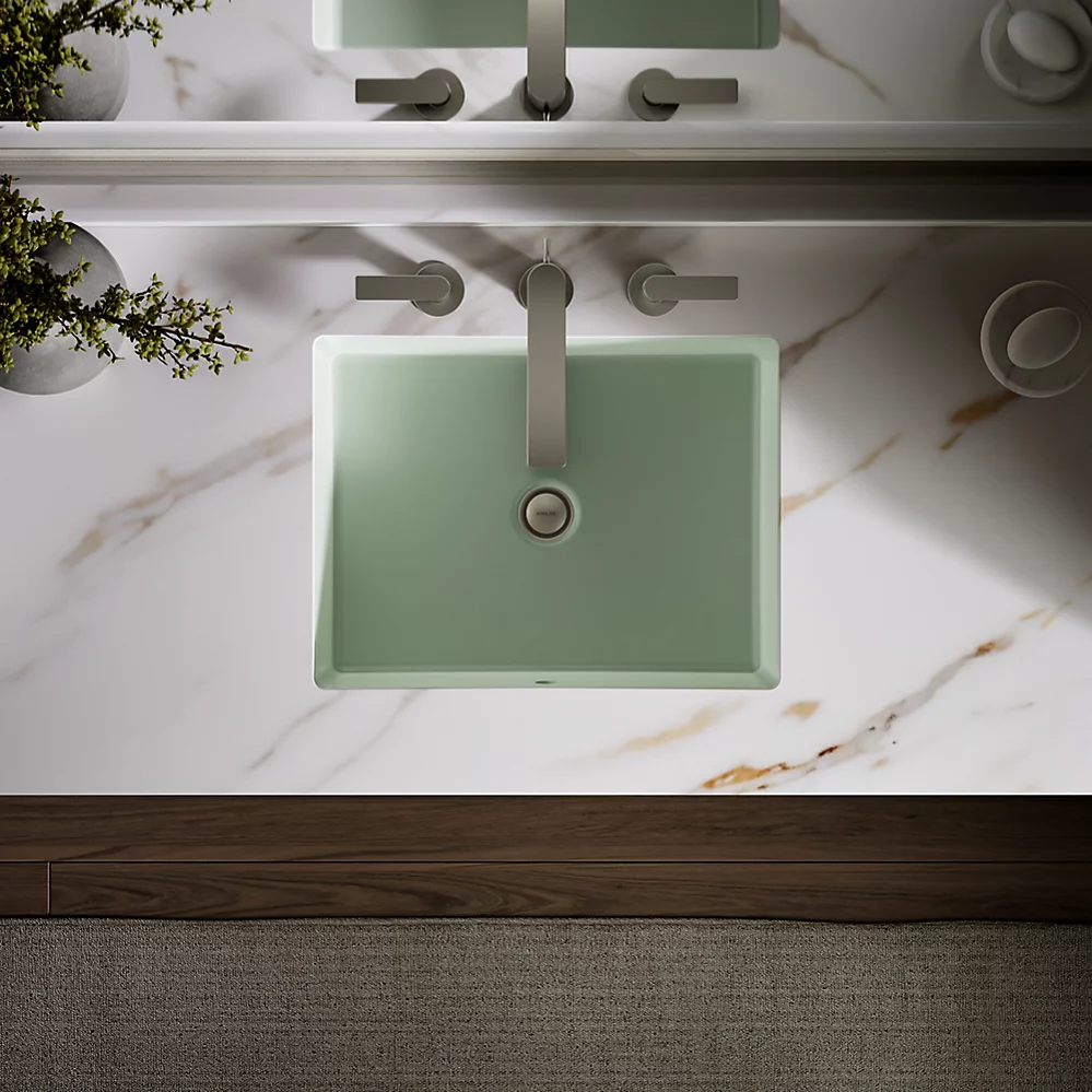 Kohler Verticyl 19-3/4" Rectangular Undermount Bathroom Sink - K-2882