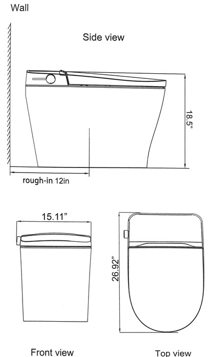 Kodaen Canary Integrated Smart Toilet