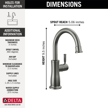 Delta Traditional Beverage Faucet - 1960
