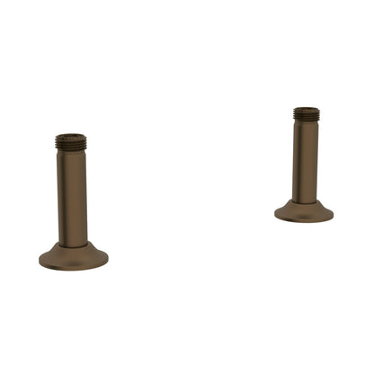 Perrin & Rowe Georgian Era Bridge Kitchen Faucet Straight Deck Unions - U.6794