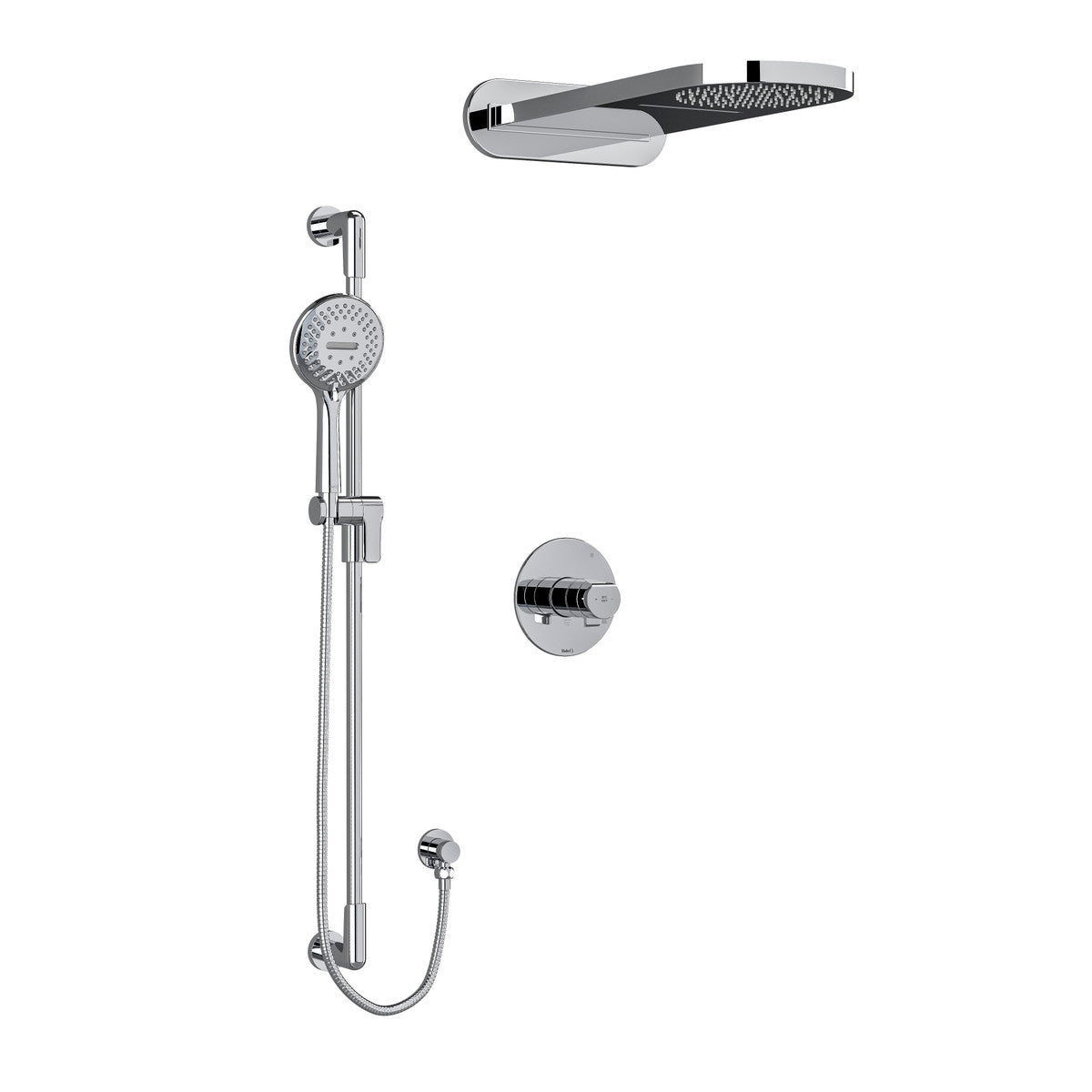 Riobel Parabola Shower Kit 2745 With Rough-In Valve - KIT2745PB