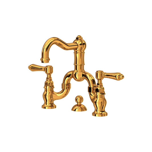 Rohl Acqui Bridge Lavatory Faucet Lever Handles - A1419LM-2