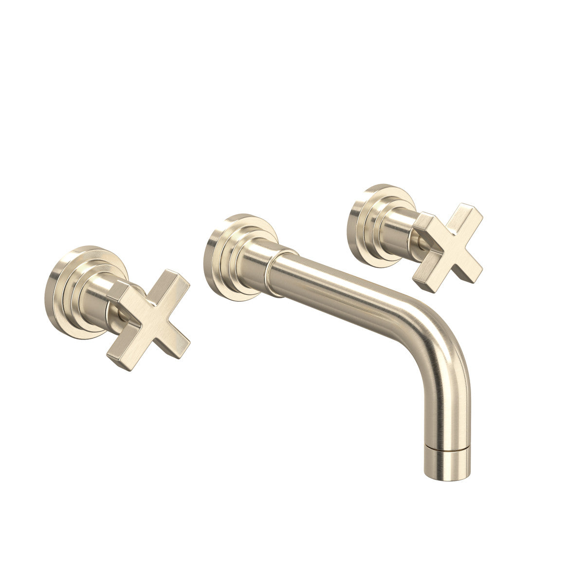 Rohl Lombardia Wall Mount Lavatory Faucet Trim Cross Handles - A2207XMTO-2