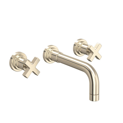 Rohl Lombardia Wall Mount Lavatory Faucet Trim Cross Handles - A2207XMTO-2