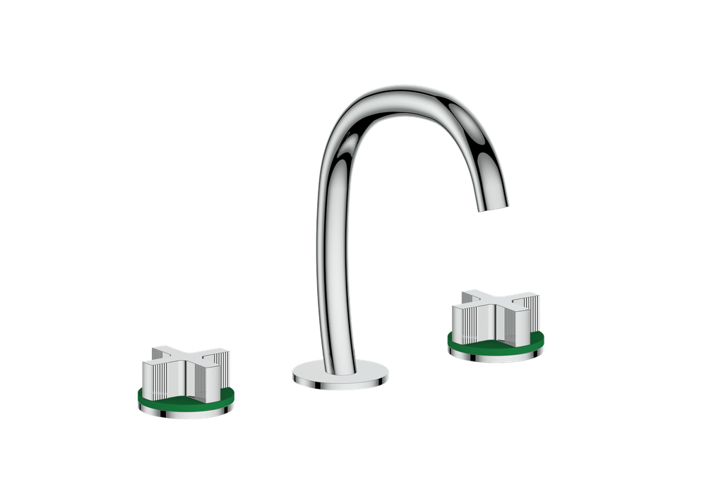 Vogt Mond 8" C.C. Lavatory Faucet With Pop-Up Drain - Cross Handle - BF.M3.1331