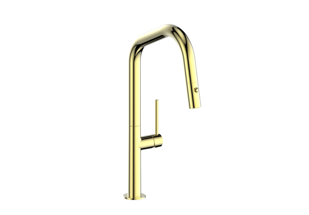 Vogt Dornbirn Pull Down 16" Kitchen Faucet With Angular Spout
