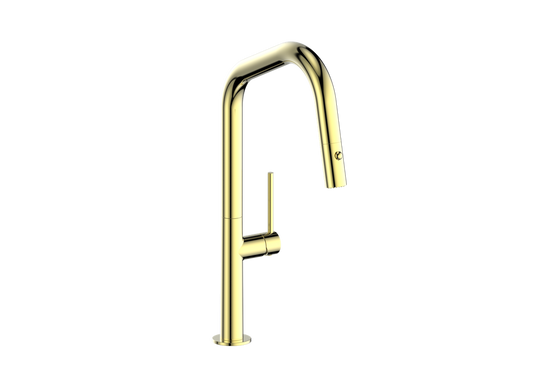 Vogt Dornbirn Pull Down 16" Kitchen Faucet With Angular Spout