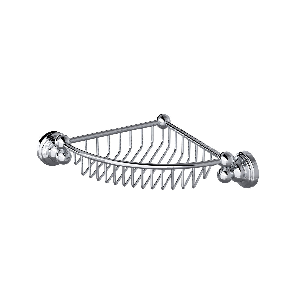 Perrin & Rowe Edwardian Wall Mount Corner Basket