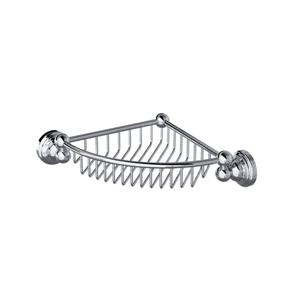Perrin & Rowe Edwardian Wall Mount Corner Basket